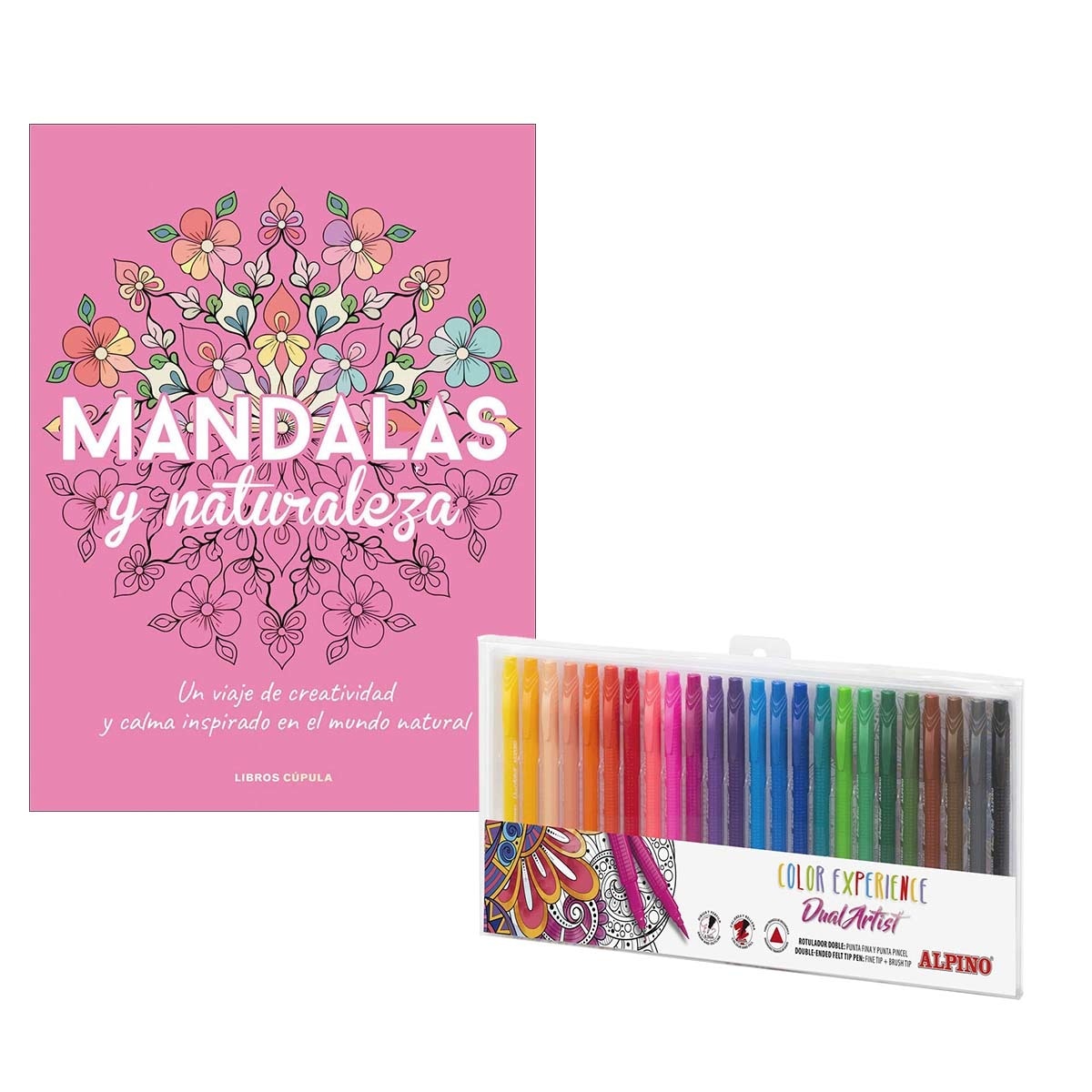 Imagen 0 de pack mandala para colorear adulto y colores