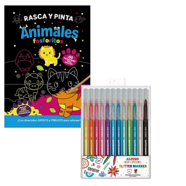 Imagen 0 de pack cuaderno para colorear y colores
