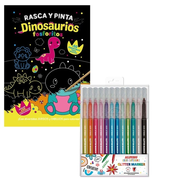 Imagen 0 de pack cuaderno para colorear y colores