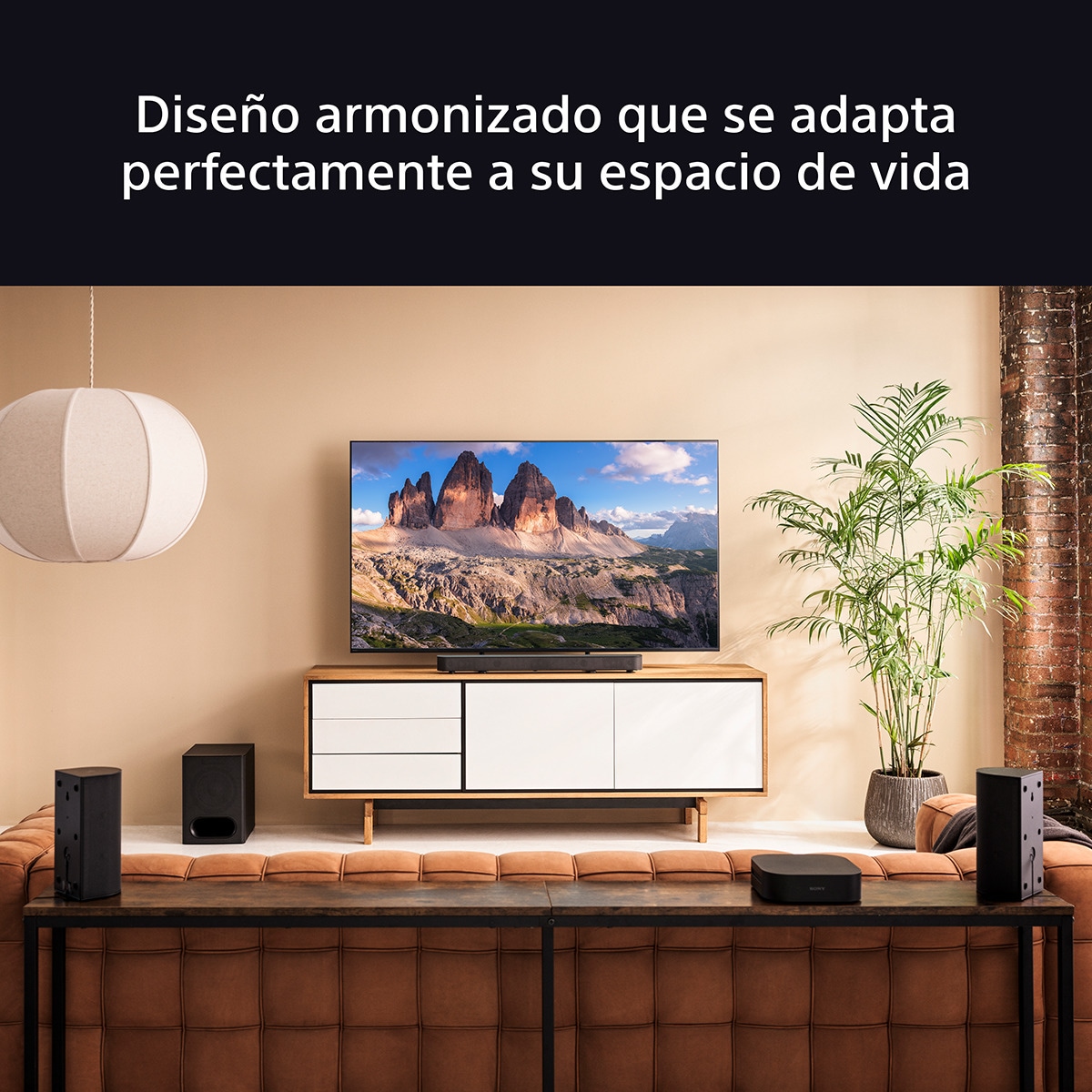 Sistema Cine en casa Sony BRAVIA Theatre SYSTEM 6, 1000W con barra de sonido 5.1, 2 altavoces traseros y un potente subwoofer, Dolby Atmos y DTS:X Negro-10