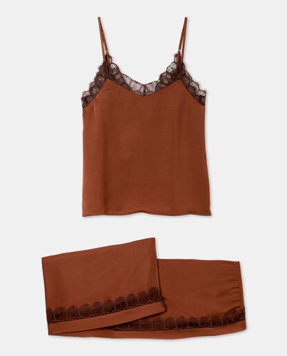 Imagem 0 de Pijama Acetinado com Alças