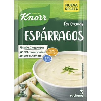 Las Cremas crema de espárragos sobre 70 g - Knorr