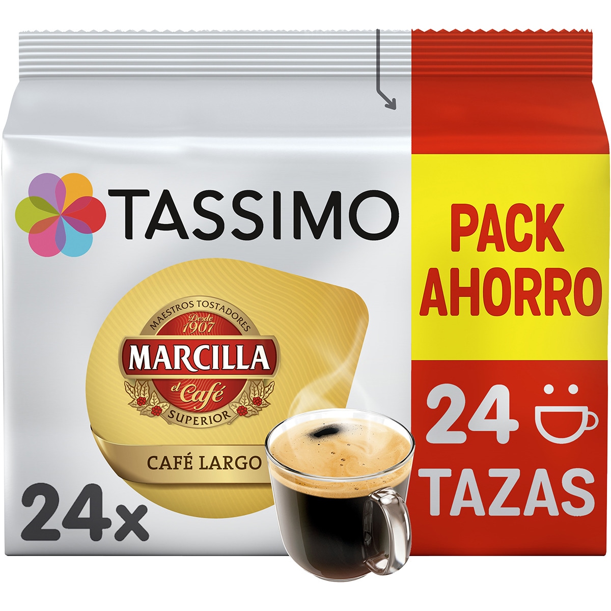 café largo envase 24 capsulas