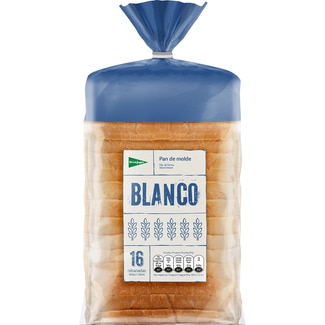 pan de molde blanco con corteza 16 rebanadas bolsa 460 g - El Corte Ingles