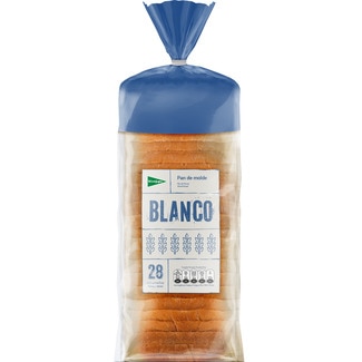 pan de molde blanco con corteza original 28 rebanadas bolsa 820 g - El Corte Ingles
