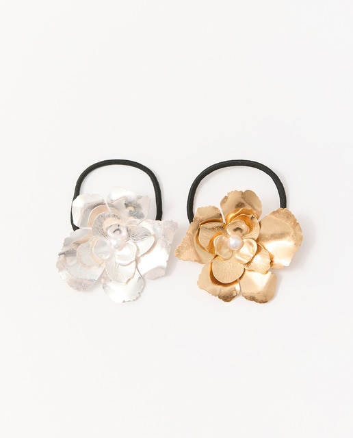 Imagem 0 de Conjunto de Elásticos com Flor