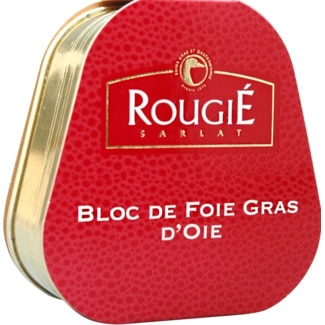 Bloco de Foie Gras de Ganso Natural lata 75 g - Rougié