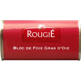 Bloco de Foie Gras de Ganso Natural lata 210 g - Rougié