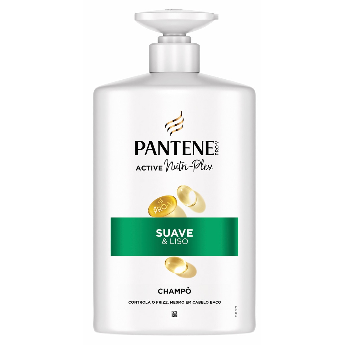 Champô Pro-V Active Nutri-Plex Suave e Liso embalagem 800 ml