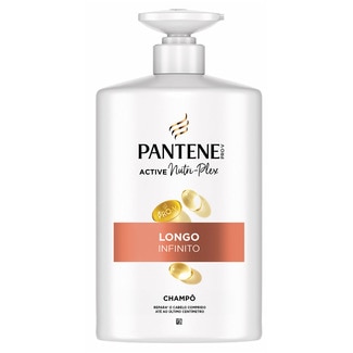 Champô Pro-V Active Nutri-Plex Longo Infinito embalagem 800 ml - Pantene