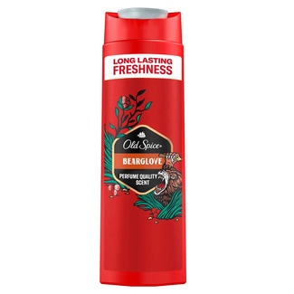 Gel de Banho 3 em 1 Bearglove embalagem 400 ml - Old Spice
