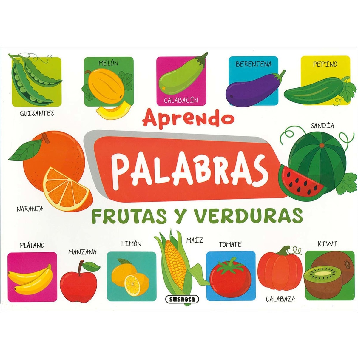 Aprendo palabras. Frutas y verduras 1