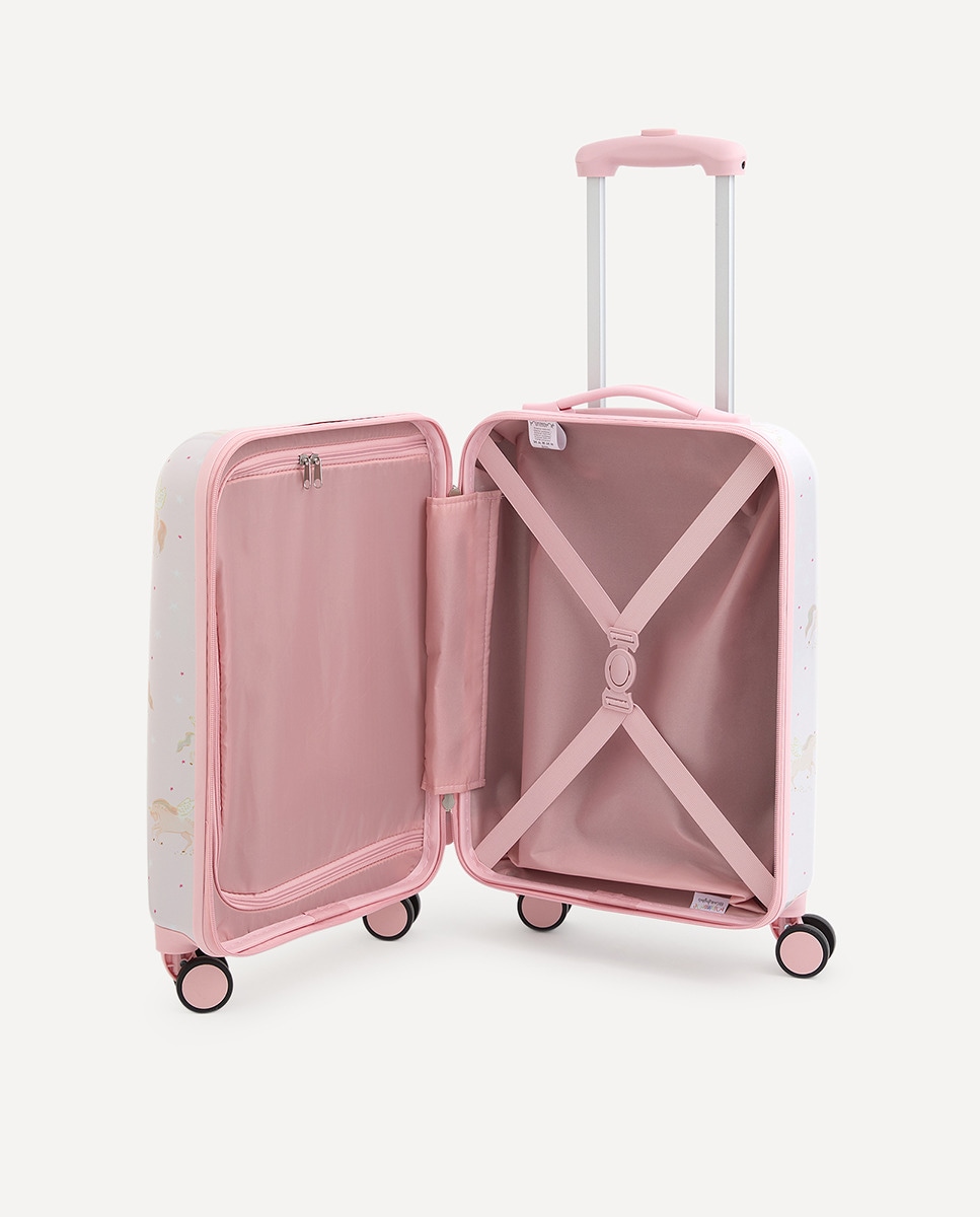 Maleta rígida Unicornios Mini Home - El Corte Inglés - Rosa Rosa-2