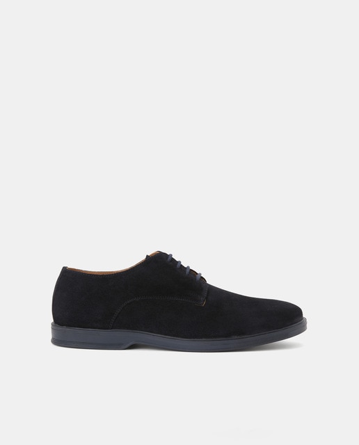 Imagen 0 de Zapato cordones serraje con piso de goma