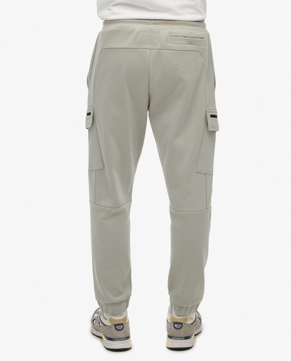 Joggers Cargo com Logótipo Tecnológico Cinzento-2