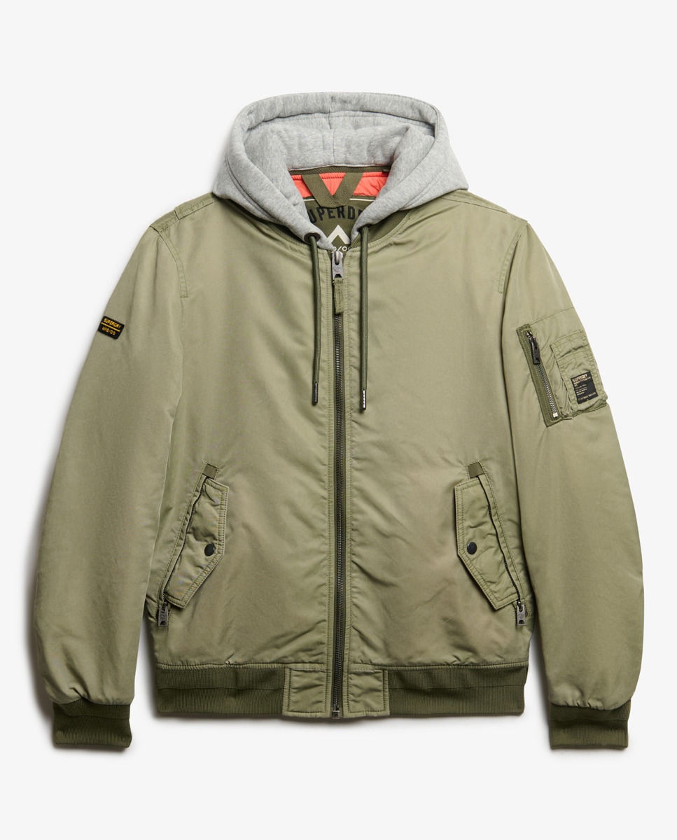Casaco Tipo Blusão Bomber Militar Ma3 Verde-escuro-6