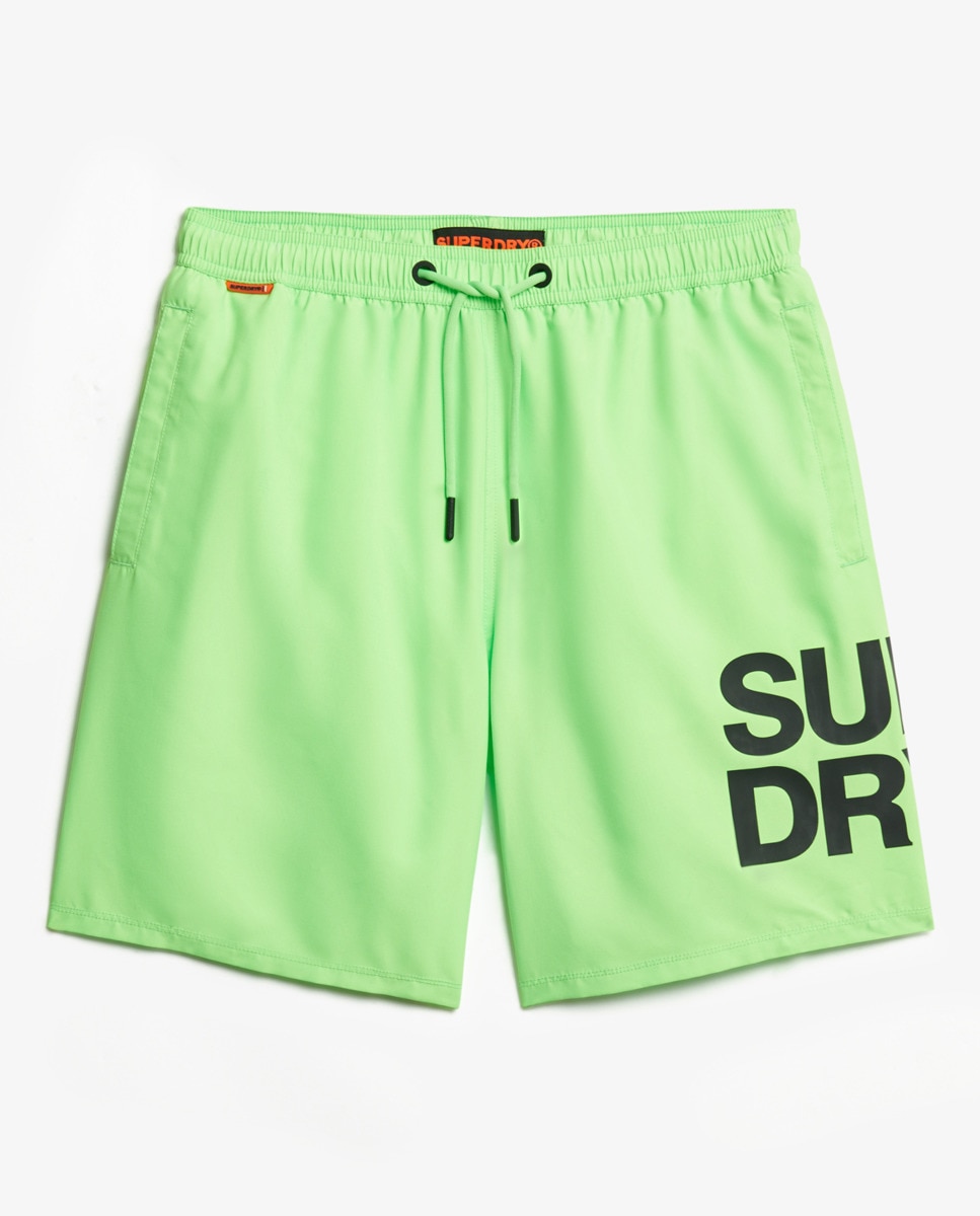 Calções de Banho Sportswear Logo 17 Polegadas Verde-4
