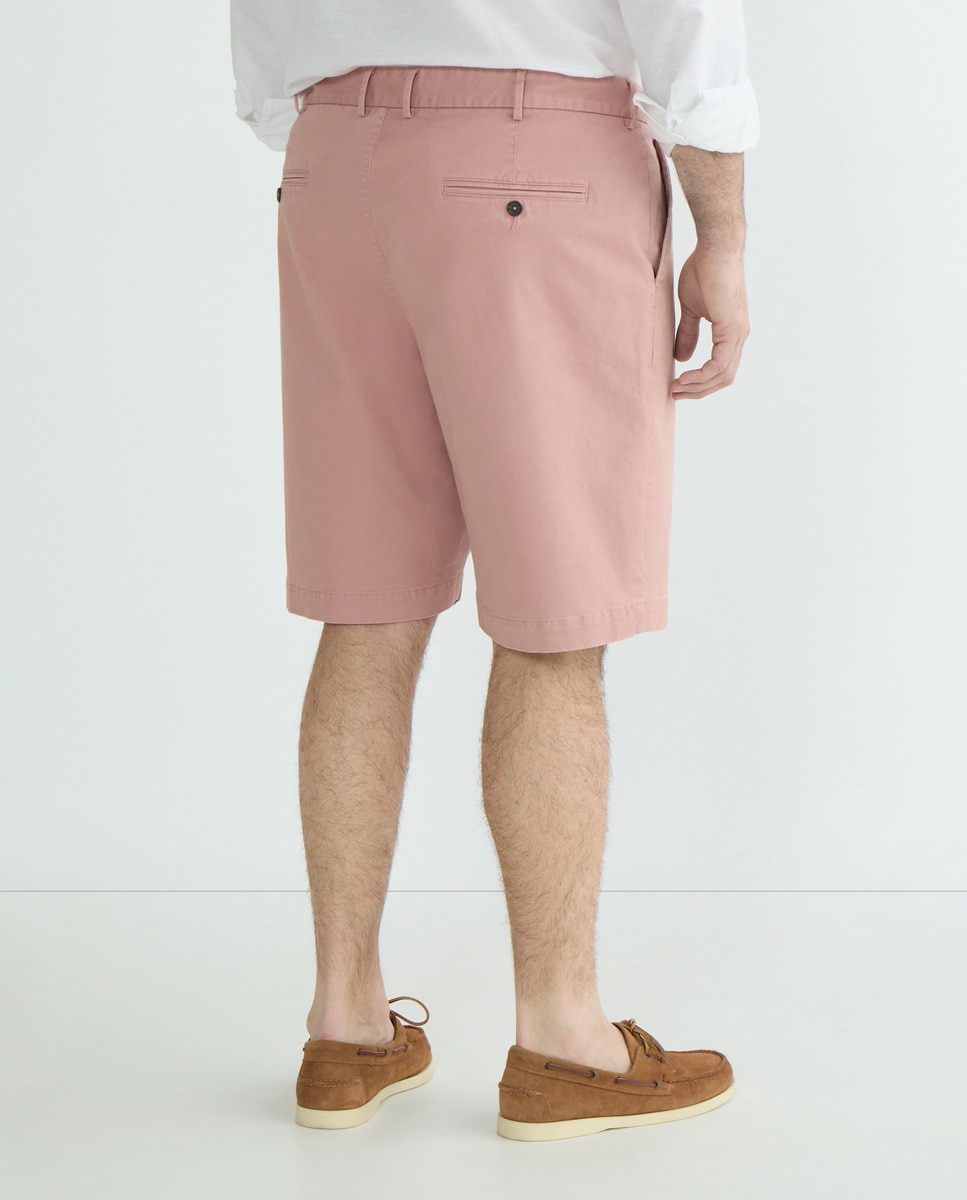 Bermudas Desportivas Regular Tamanhos Grandes Rosa-claro-3