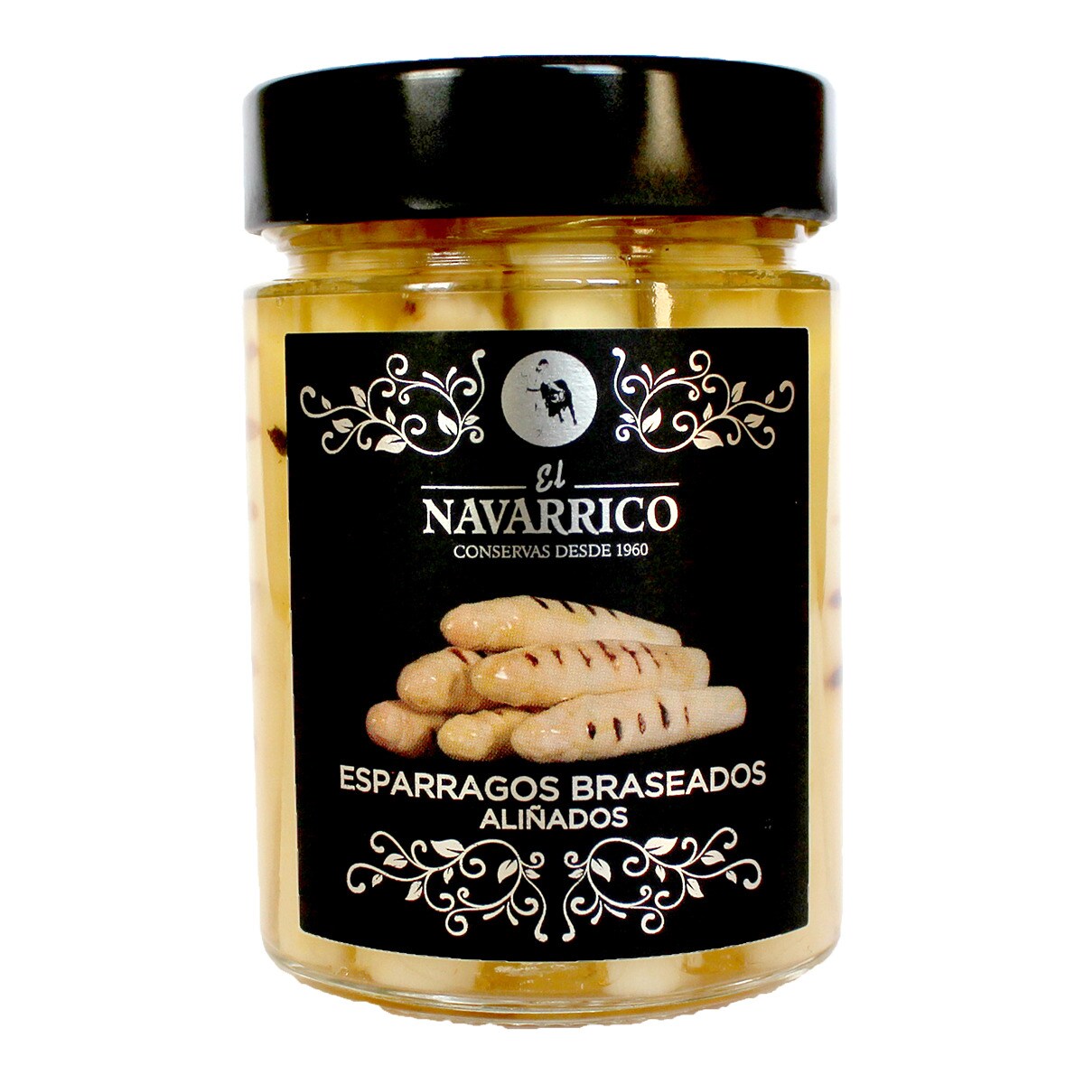 Espárragos blancos braseados aliñados El Navarrico 1