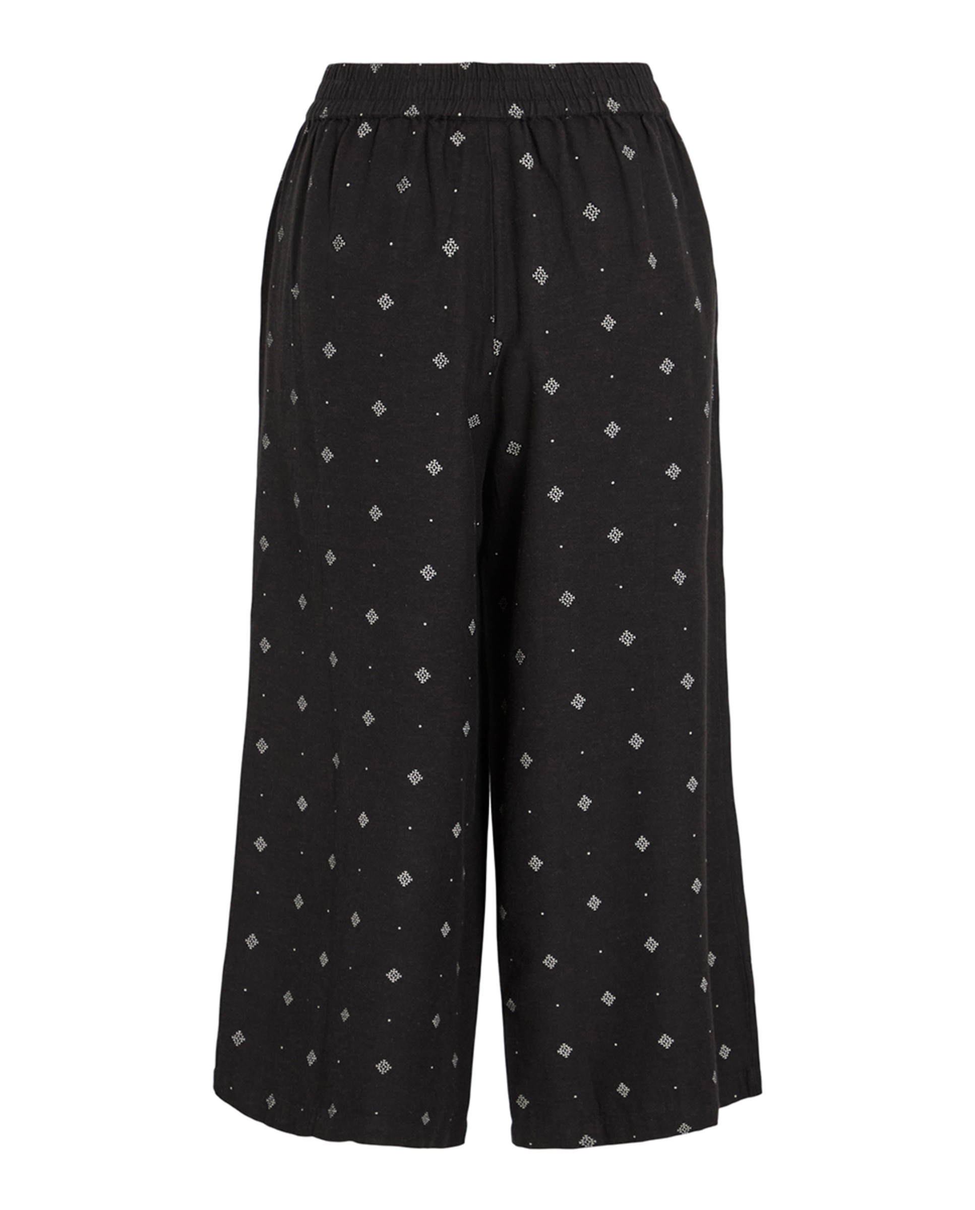 Calças Tipo Culotte Preto-7