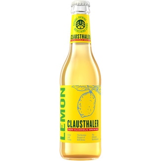 cerveza alemana sin alcohol sabor limón botella 33 cl - Clausthaler