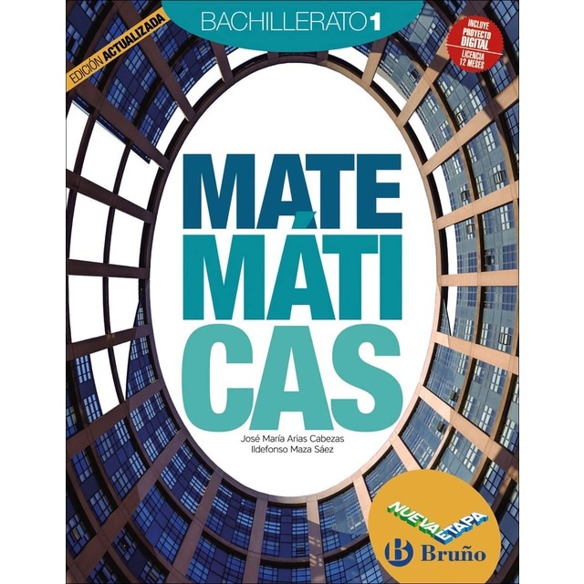 Imagen 0 de Matemáticas 1 Bachillerato Nueva etapa Bruño Edición Actualizada