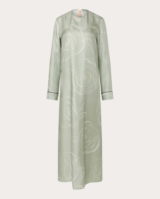 Imagen 0 de Vestido largo de seda