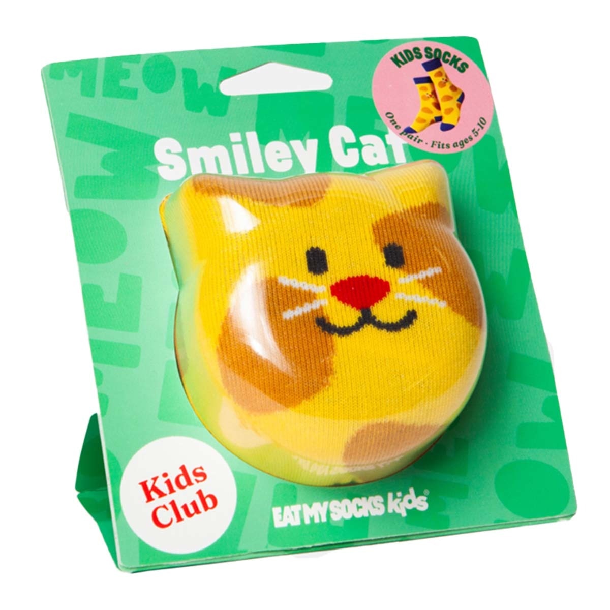 Meias Kids Gato Sorridente 1