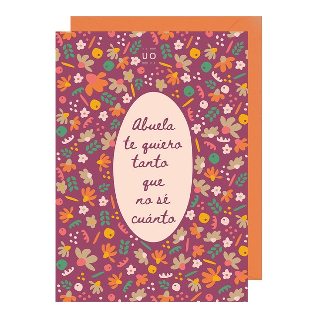 Imagem 0 de Postal UO "Abuela te quiero tanto que no sé cuanto"