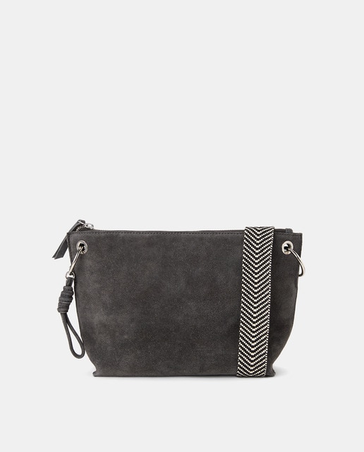 Imagen 0 de Bolso de piel con asa multicolor