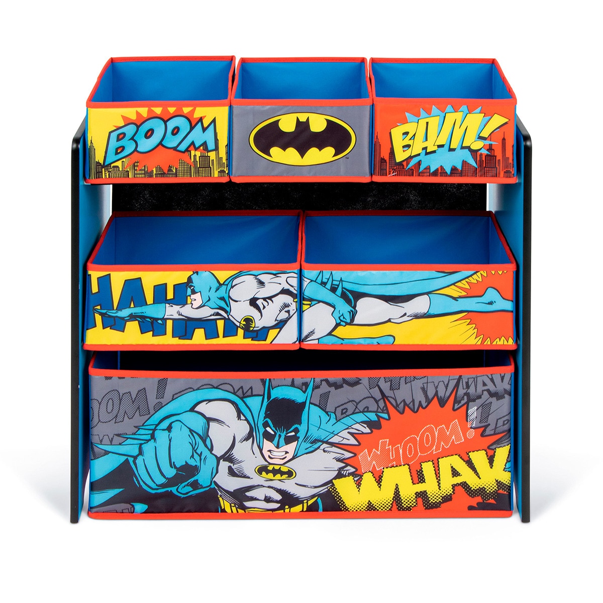 Imagen 0 de Organizador madera 6 cubetas batman