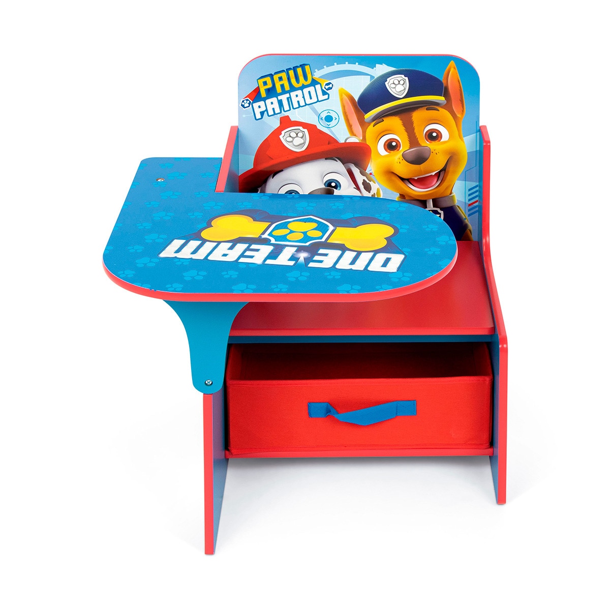 Imagen 0 de Silla pupitre c/contenedor madera paw patrol
