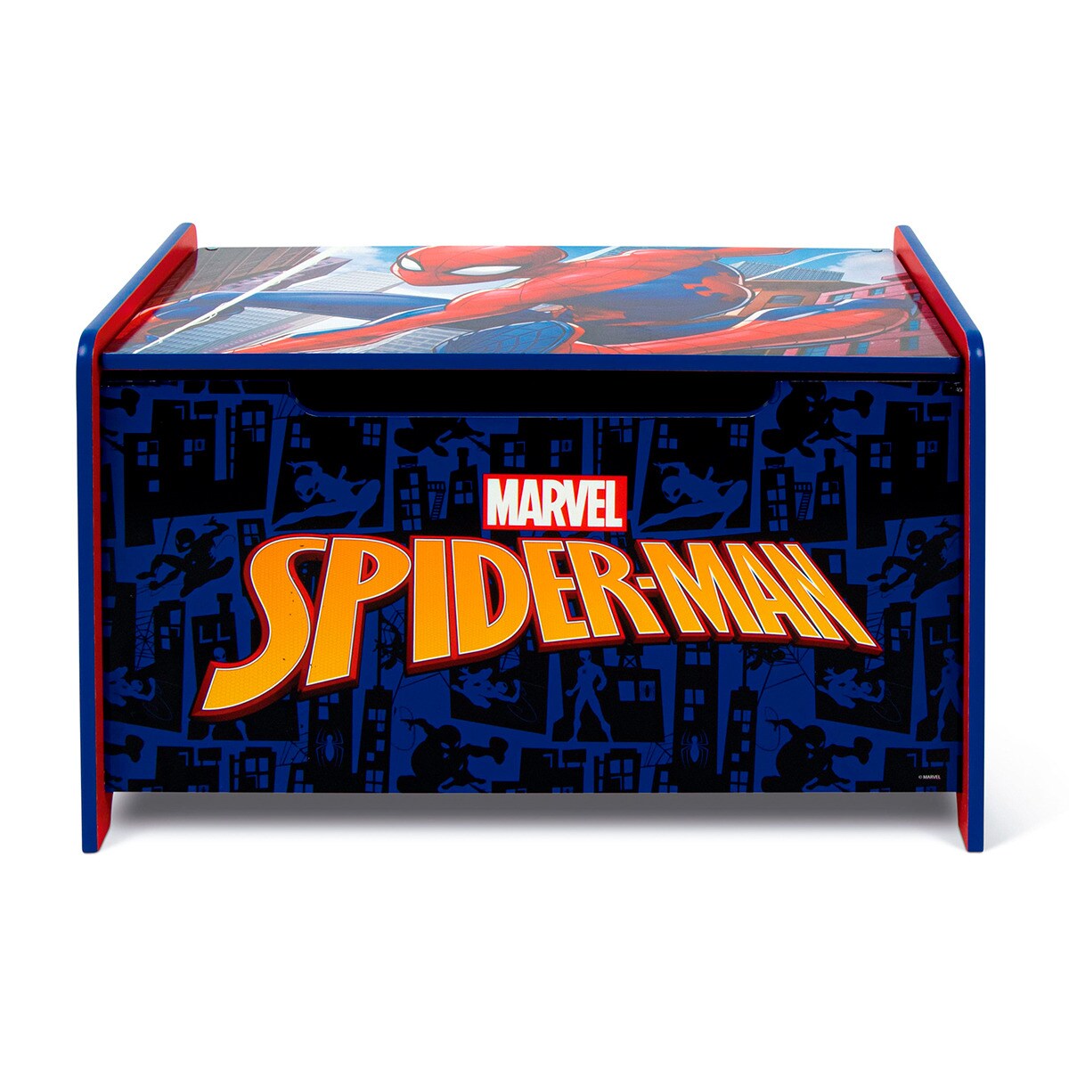 Juguetero madera spider-man Multicolor-1