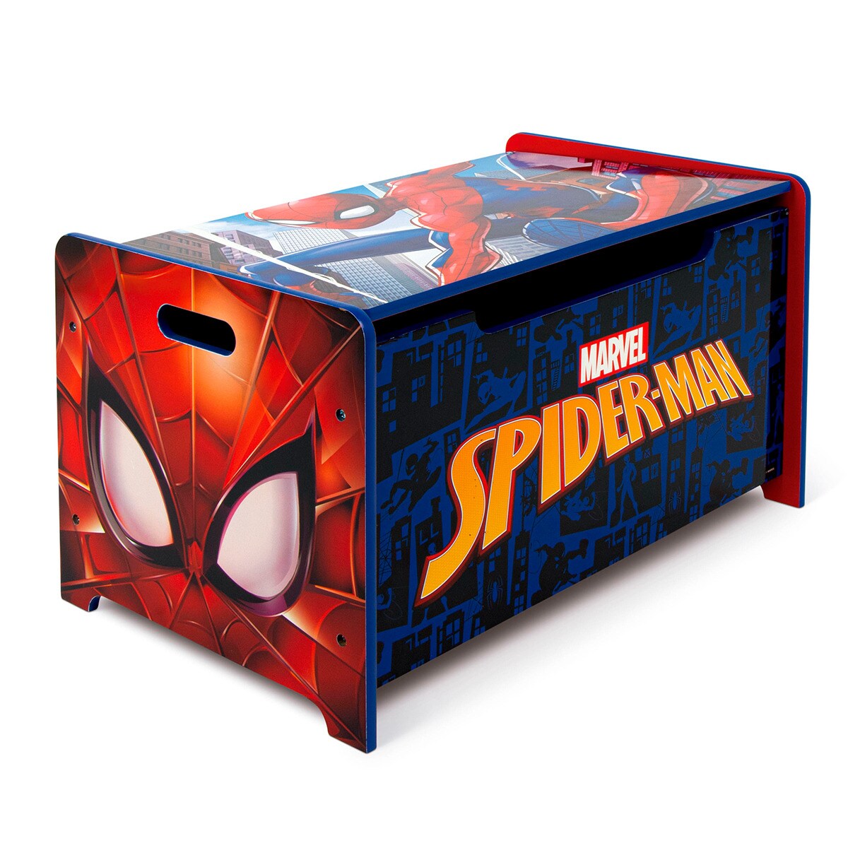 Juguetero madera spider-man Multicolor-4