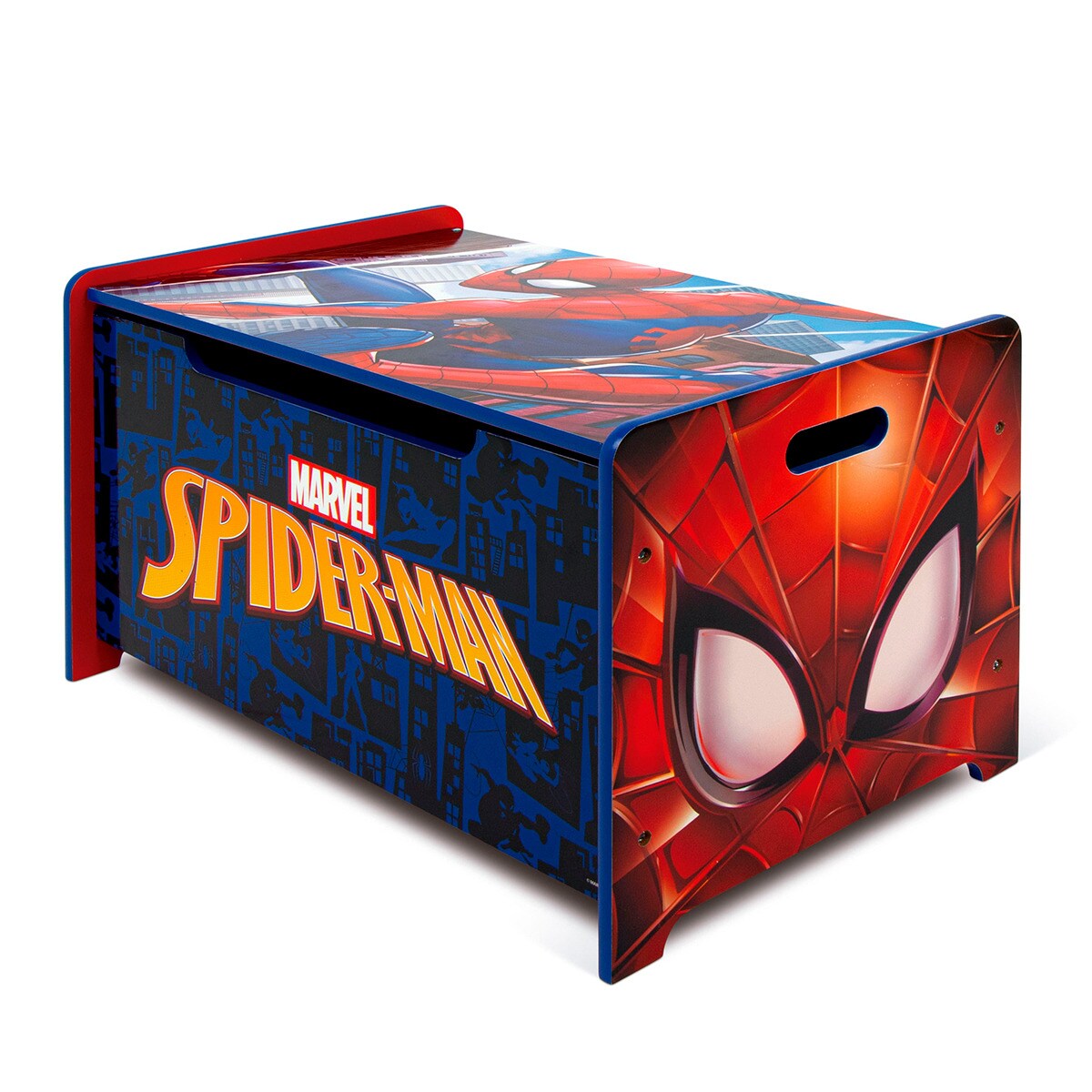 Juguetero madera spider-man Multicolor-2