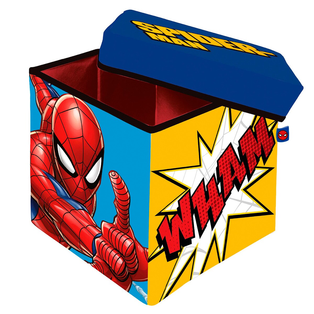Taburete/contenedor spider-man Multicolor-2