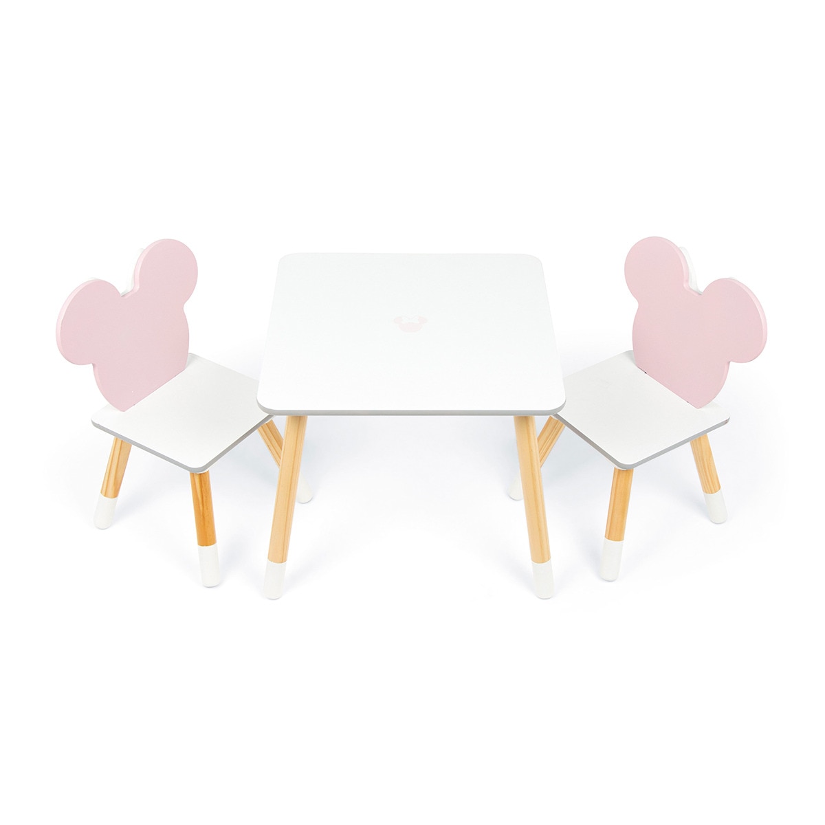 Imagen 0 de Set mesa + 2 sillas madera minnie iconic