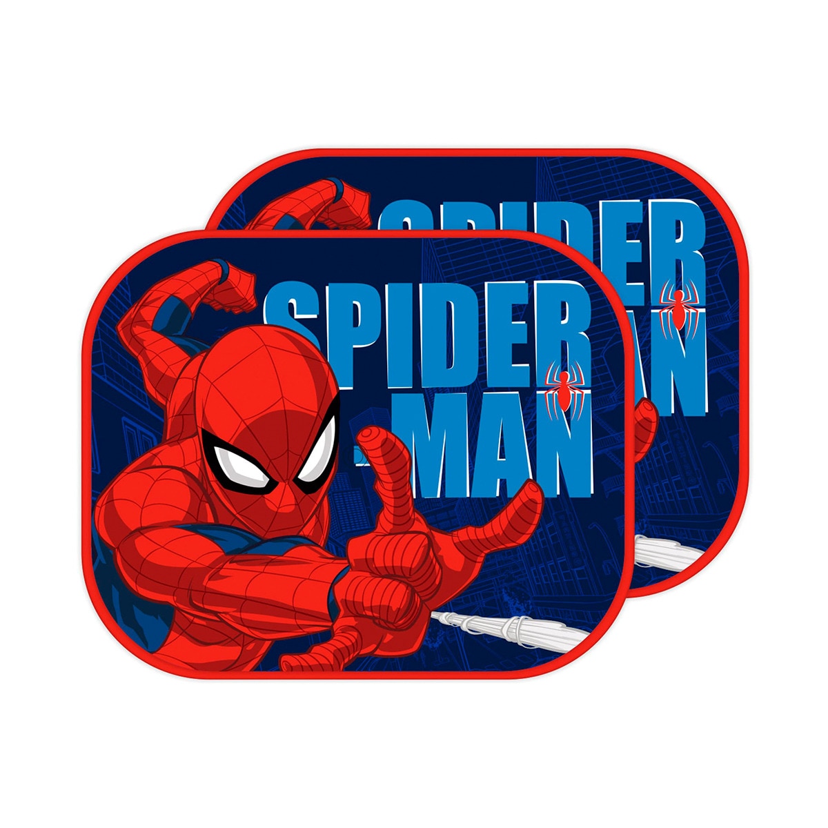 Set 2 parasoles coche spider-man Multicolor-1