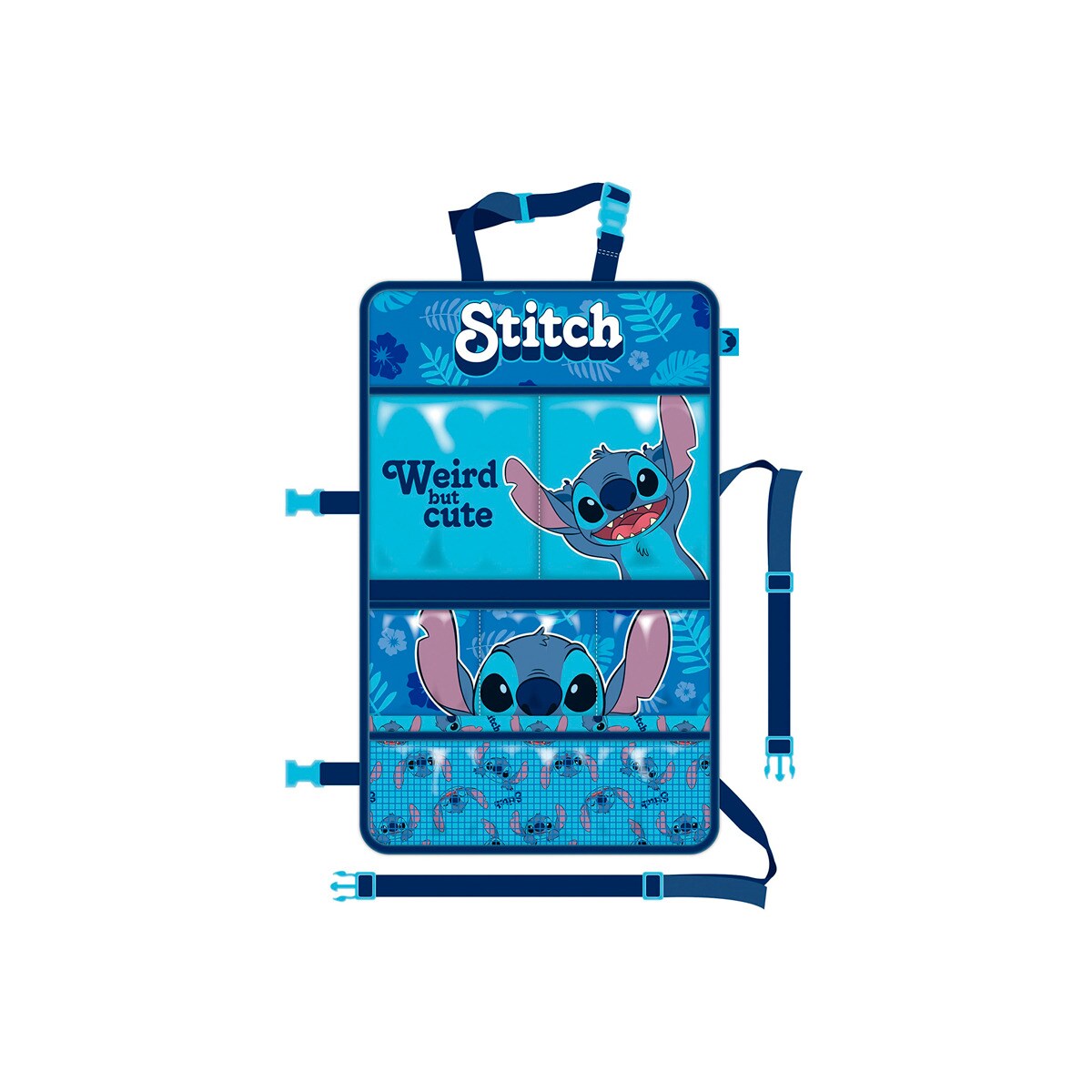 Organizador asiento coche stitch Azul-1