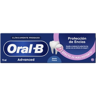 Advanced pasta de dientes menta fresca protección para las encías tubo 75 ml - Oral B