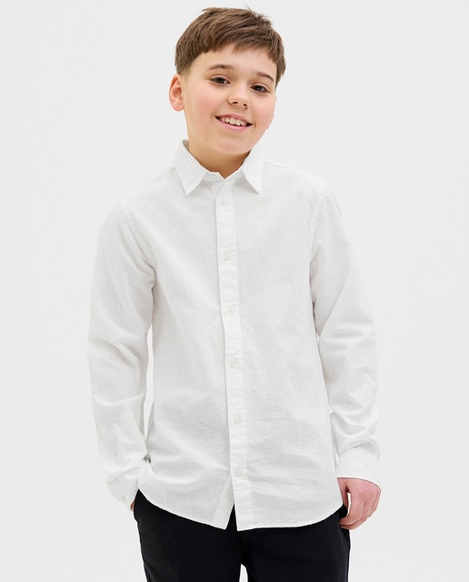 Imagen 0 de Camisa de lino de niño regular fit