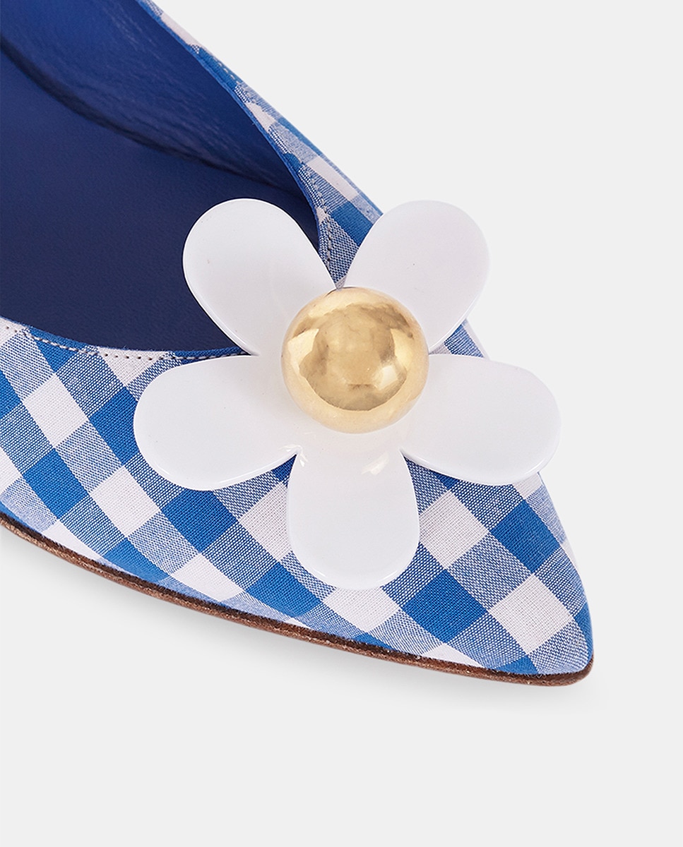 Sabrinas Daisy com Flor Azul-cobalto-5