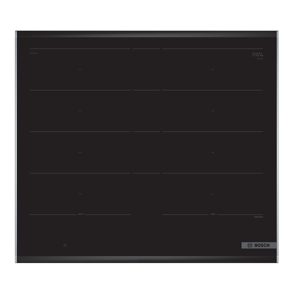 Placa inducción Bosch 2 zonas Flex MasterChef Serie 8- PXY675DC1E Negro-1