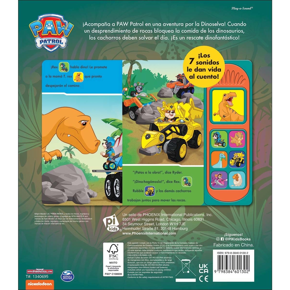 UNA AVENTURA CON LOS DINOSAURIOS PATRULLA CANINA (Capa dura) 2