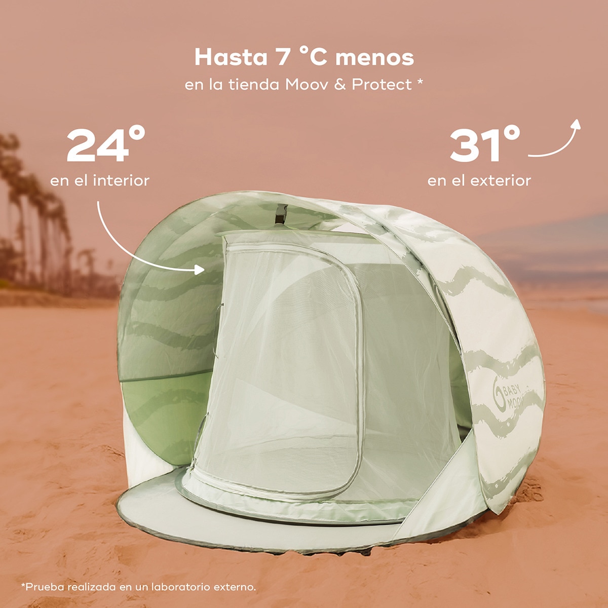 Tenda Anti-UV Evolutiva Moov&Protect Verde-antiquário-5
