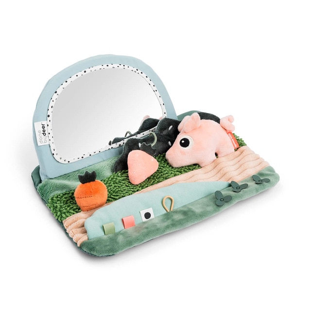 Imagen 0 de Espejo sensorial Done by Deer Tummy Time colección Tiny farm