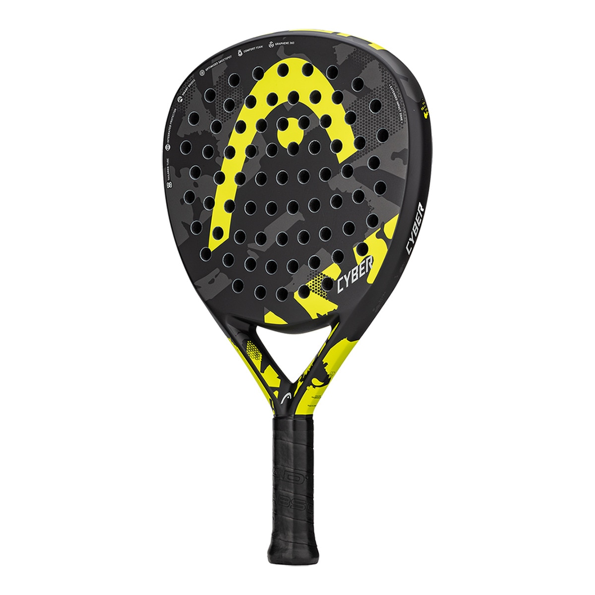 Raquete de Padel Cyber 2025 Preto / Cinzento-2