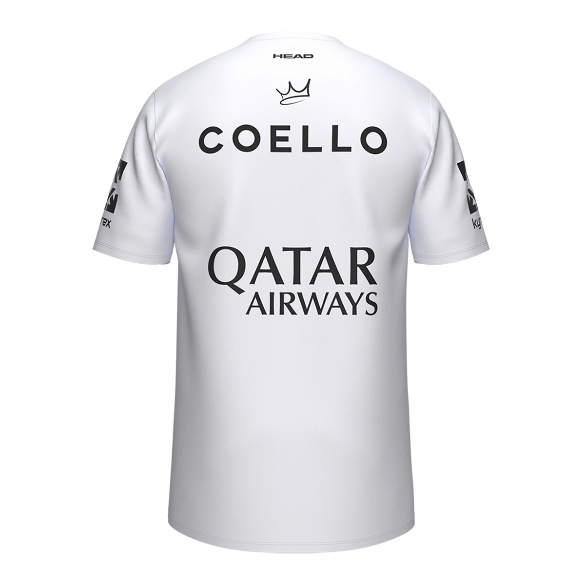T-shirt de Homem Arturo Coello Sponsors T-Shirt Branco-2
