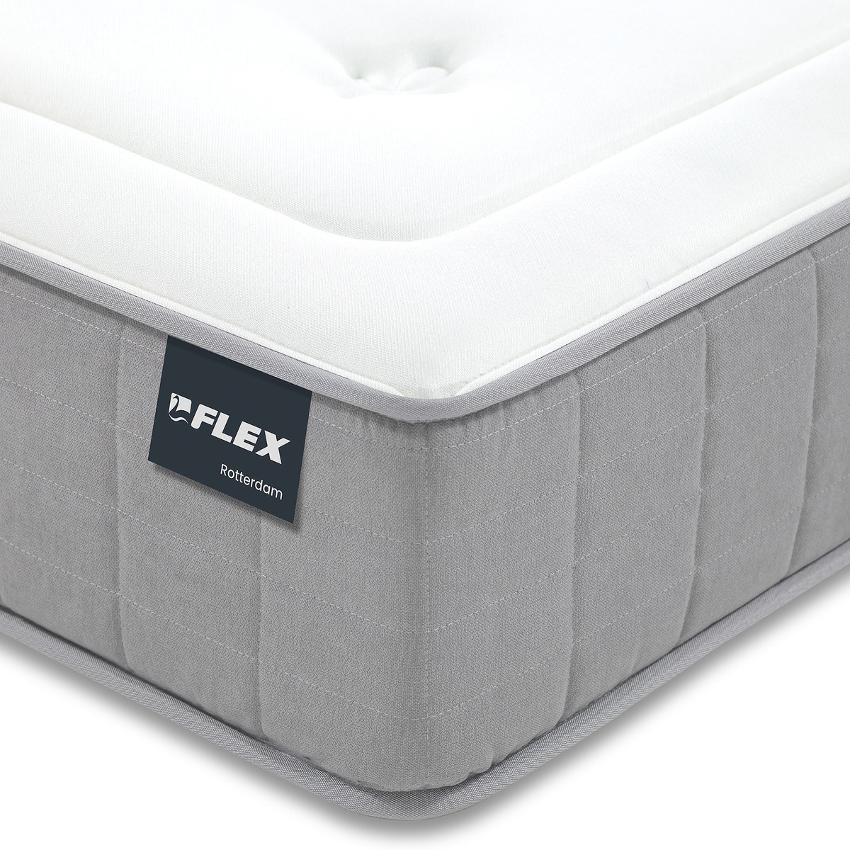 Colchón de muelles de hilo continuo Multielástic® NxT Rotterdam Flex Blanco-2