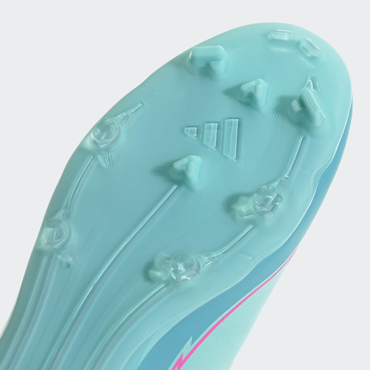 Chuteiras de Futebol Turf Unissexo F50 League Messi Turquesa-7